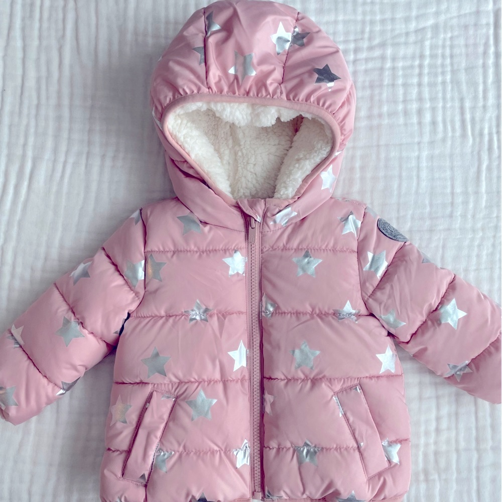 Baby Gap Sherpa Lined Puffer Jacket